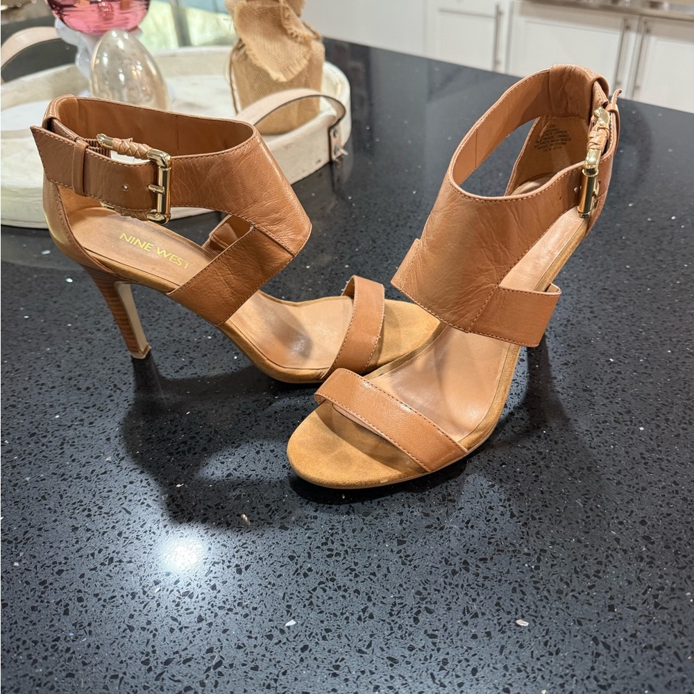 Nine West Tan Women's Heeled Sandals